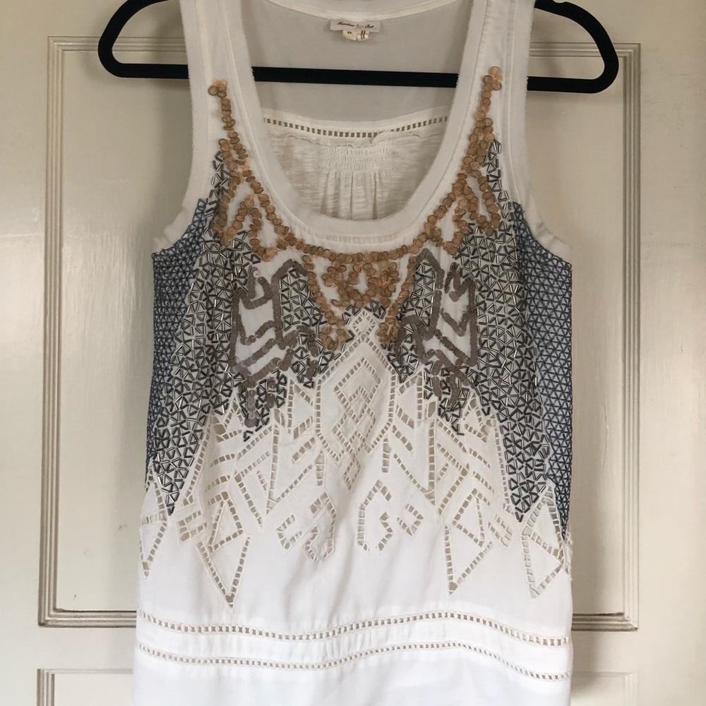 Shirt with beautiful sequence pattern